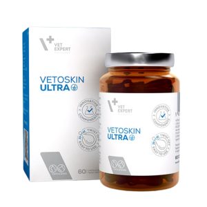 VetExpert ULTRA – Препарат для кожи и шерсти собак и кошек, 60 капсул